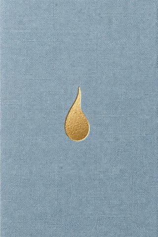 small hours — water blue cloth cover
